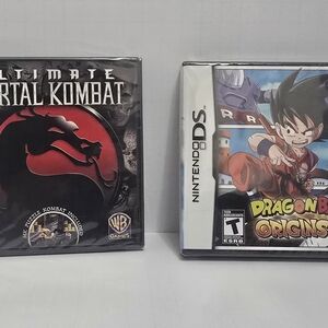 Nintendo DS Dragon Ball Origins 2 And Ultimate Mortal Combat